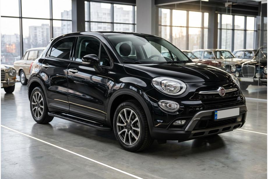 Fiat 500X 2014–2024 RedLine Black sivuporrastangot (2 kpl, alumiini) Image