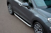 Fiat 500X 2014–2024 Fullmond sivuportaat (2 kpl, alumiini) kuva 2