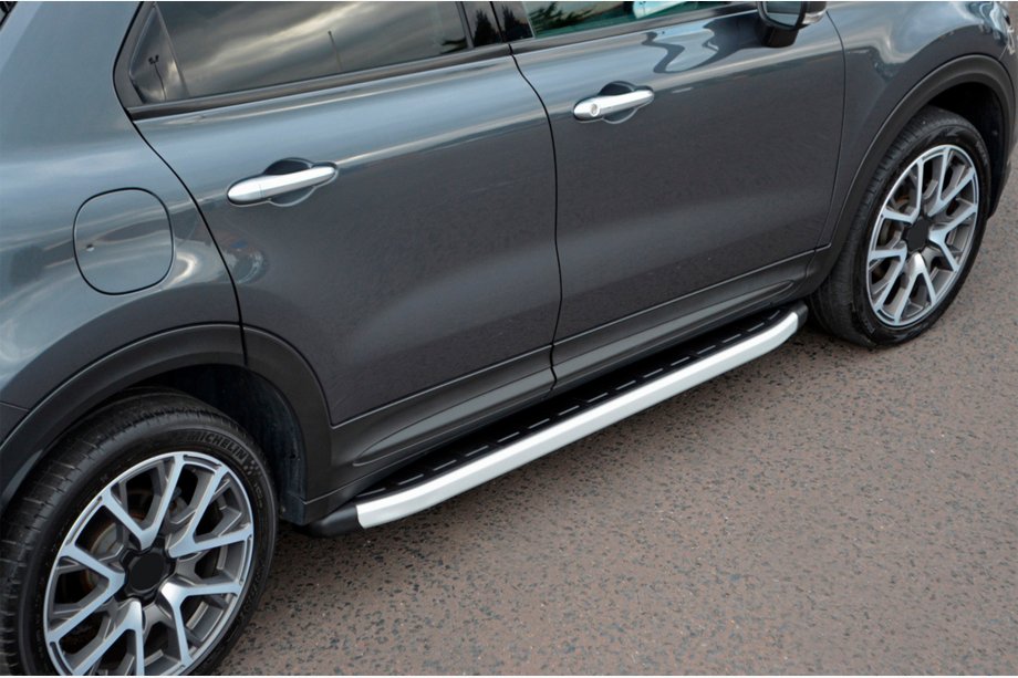 Fiat 500X 2014–2024 Fullmond sivuportaat (2 kpl, alumiini) Image