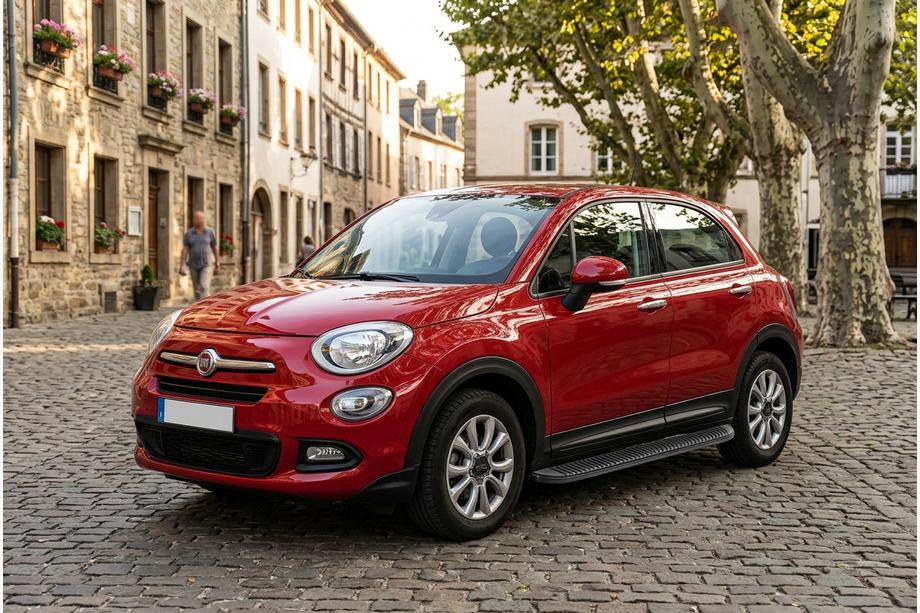 Fiat 500X 2014–2024 Tayga Black sivuaskelmat (2 kpl, alumiini) Image