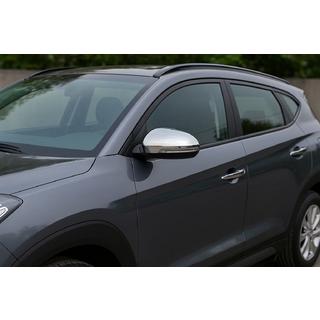 Peilinkuoret (2 kpl, ruostumaton teräs) Hyundai Tucson TL 2016–2021 kuva 1
