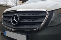 Mercedes Vito/V-class W447 2014– Etusäleikön kehykset (2 kpl, ruostumaton teräs) kuva 4