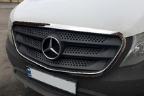 Mercedes Vito/V-class W447 2014– Etusäleikön kehykset (2 kpl, ruostumaton teräs) kuva 5