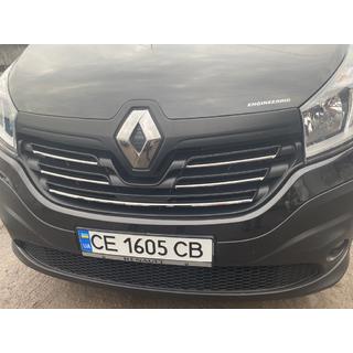 Etusäleikön kromilistat 2015-2019 (5 kpl, ruostumaton teräs) Renault Trafic 2015– kuva 3
