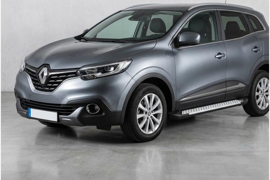 Renault Kadjar 2015–2022 Allmond Grey -sivuporrassarja (2 kpl, alumiini) Image