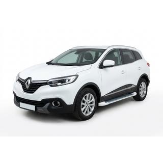 Allmond White -sivukynnykset (2 kpl, alumiini) Renault Kadjar 2015–2022 kuva 1