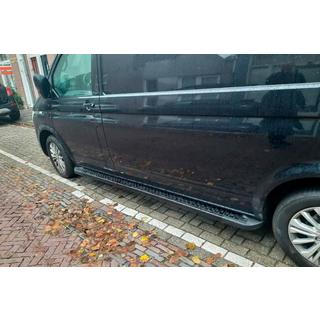 Allmond Black sivuaskelmat (2 kpl, alumiini) Volkswagen T6 2015–2024 kuva 4