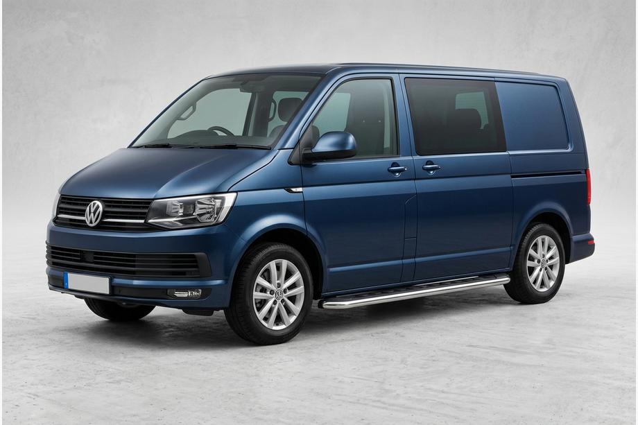 Volkswagen T6 2015–2024 Sivuporrast Maydos V1 (2 kpl, ruostumaton teräs) Vain lyhyelle akselivalille Image
