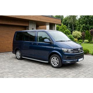 Tayga Grey -sivuaskelmat (2 kpl, alumiini) Volkswagen T6 2015–2024 kuva 1