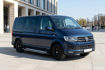 Volkswagen T6 2015–2024 Rainbow sivuporrassarja (2 kpl, alumiini) Pitkä akseliväli kuva 1