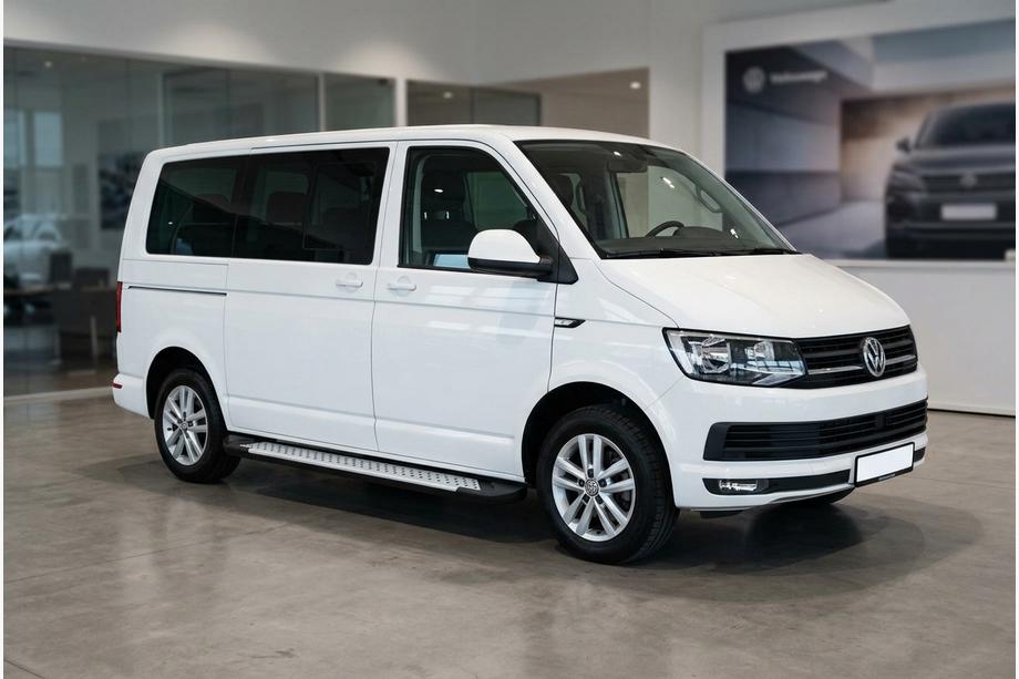Volkswagen T6 2015–2024 Allmond Grey -sivuporrassarja (2 kpl, alumiini) Image