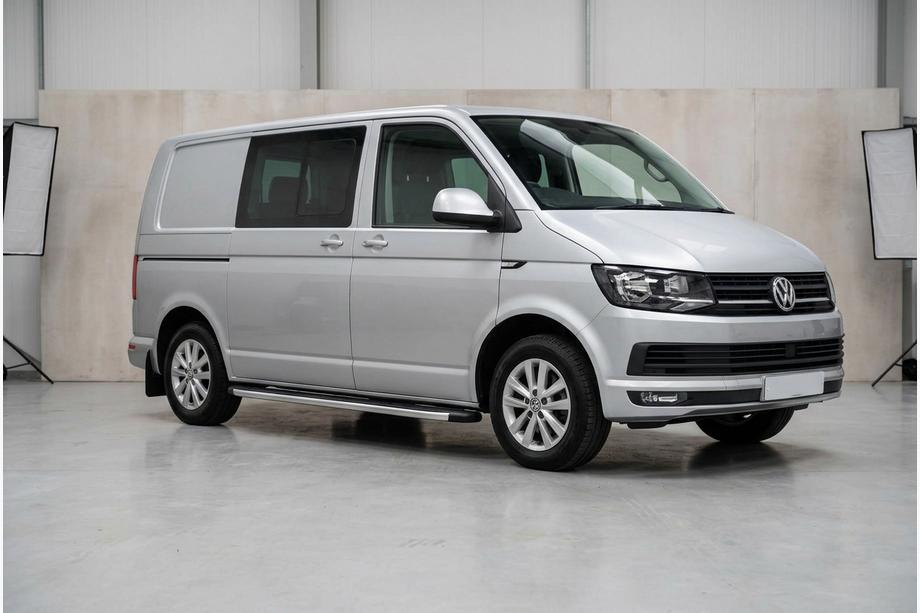 Volkswagen T6 2015–2024 Fullmond sivuportaat (2 kpl, alumiini) Pitkä akseliväli Image