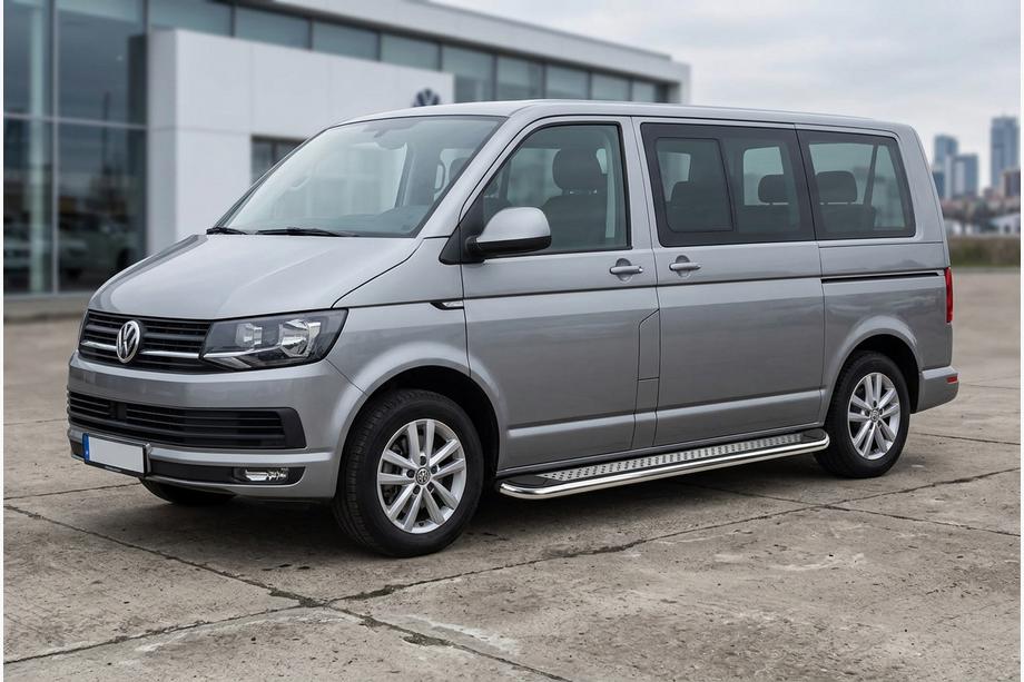 Volkswagen T6 2015–2024 Maydos V2 sivuportaat (2 kpl, ruostumaton teräs) Vain lyhyelle akselivalille Image
