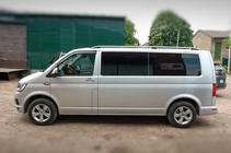 Volkswagen T6 2015–2024 CROWN kattokaiteet (matta harmaa) kuva 3