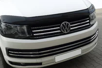 Volkswagen T6 2015–2024 Etupuskurin säleikön suojalistat 2015-2019 (6 kpl, ruostumaton teräs) kuva 1