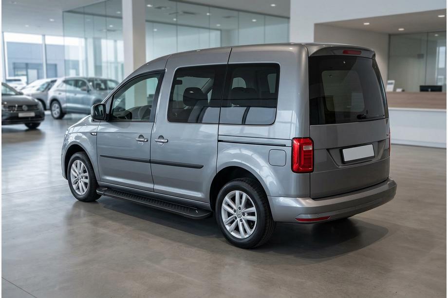 Volkswagen Caddy 2015–2020 Allmond Black sivuaskelmat (2 kpl, alumiini) Image