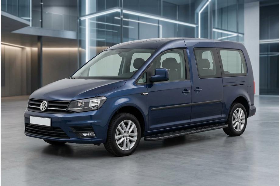 Volkswagen Caddy 2015–2020 Bosphorus Black sivuastinlaudat (2 kpl, alumiini) Image