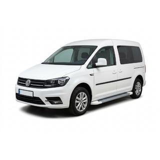 Allmond White -sivukynnykset (2 kpl, alumiini) Volkswagen Caddy 2015–2020 kuva 1
