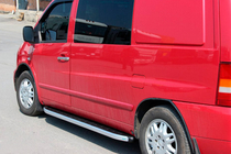 Mercedes Vito W638 1996–2003 Fullmond sivuastinlaudat (2 kpl, alumiini) kuva 3