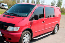 Mercedes Vito W638 1996–2003 Fullmond sivuastinlaudat (2 kpl, alumiini) kuva 4