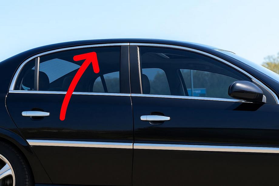 Opel Vectra C 2002–2008 Ikkunalistan yläreunan kromilista (4 kpl, ruostumaton teräs) Image