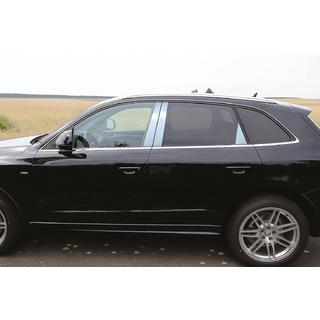 Ovipilarilistat (6 kpl, ruostumaton teräs) Audi Q5 2008–2017 kuva 1