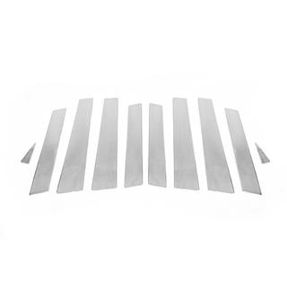 Ovipilarien listat (ruostumaton teräs) Audi Q7 2005–2015 kuva 2