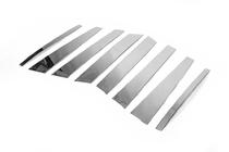 BMW X5 E53 1999–2006 Ovipilarien listat (8 kpl, ruostumaton teräs) kuva 4