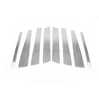 Ovipilarien listat (8 kpl, ruostumaton teräs) BMW X5 E53 1999–2006 kuva 3