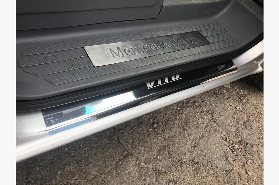 Mercedes Vito W639 2004–2014 Kynnyslistat Laser-tyyli (2 kpl, teräs) Kuva 6