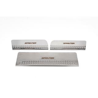 Carmos V1 sisäkynnyslistat (3 kpl, ruostumaton teräs) kuva 1