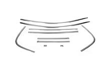 Renault Megane II 2004–2009 Ikkunoiden yläreunan listat (6 kpl, ruostumaton teräs) kuva 2
