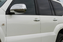 Toyota Land Cruiser Prado 120 2002–2009 Ovenkahvan suojakuoret (4 kpl, ruostumaton teräs) kuva 1
