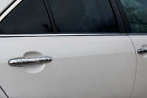 Toyota Camry 2006–2011 Ovenkahvan suojakuoret (4 kpl, ruostumaton teräs, EU) kuva 2