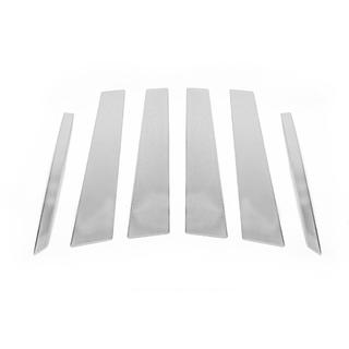 Ovipilarilistat (6 kpl, ruostumaton teräs) Mercedes ML W164 2005–2011 kuva 2
