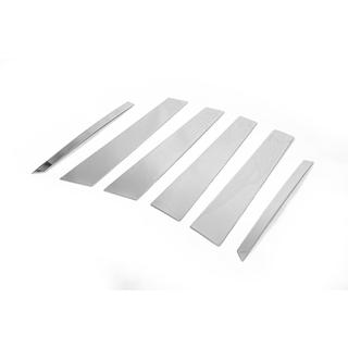 Ovipilarilistat (6 kpl, ruostumaton teräs) Mercedes ML W164 2005–2011 kuva 3