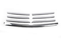 Mercedes Vaneo W414 2001–2005 Jäähdyttimen säleikön listat (7 osaa, ruostumaton teräs) kuva 2