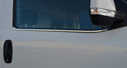Fiat Doblo II 2010–2022 Ikkunalistat (ruostumaton teräs) 2 kpl, Carmos – turkkilaista terästä kuva 6