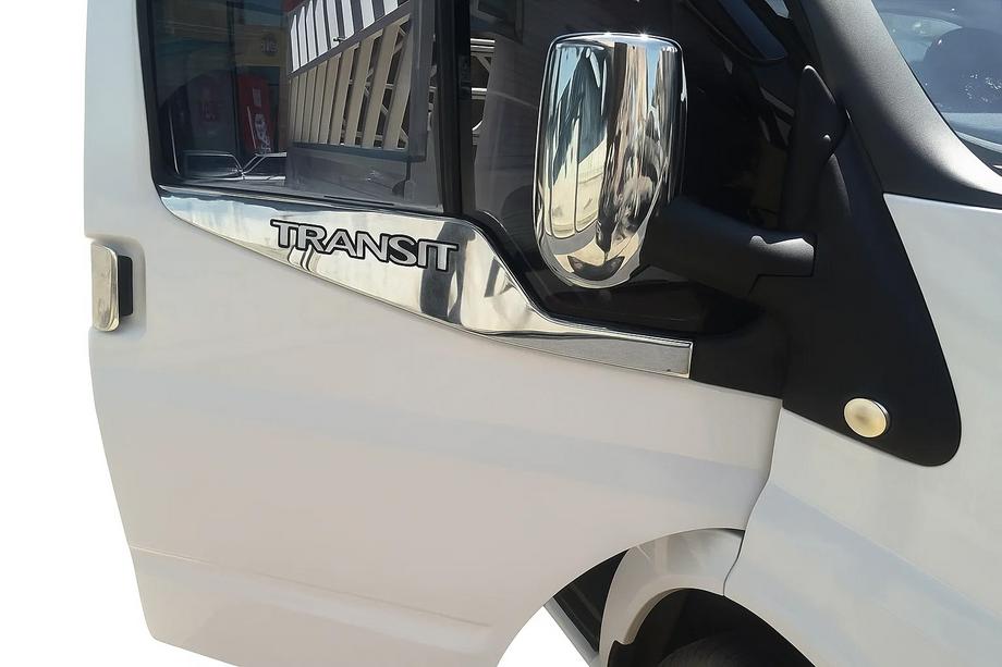 Ford Transit 2000–2014 Carmos ikkunan kromilistat (2 kpl, ruostumaton teräs) Image