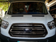 Ford Transit 2014– Etusäleikön kehyslistat (2014-2018, 2 kpl, rst) OmsaLine - italialaista ruostumatonta terasta kuva 5