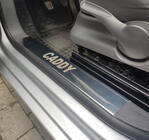 Volkswagen Caddy 2004–2010 Sisäpuoliset kynnyslistat (Carmos, teräs) kuva 1