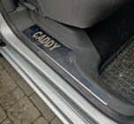 Volkswagen Caddy 2004–2010 Sisäpuoliset kynnyslistat (Carmos, teräs) kuva 2