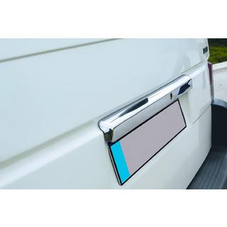 Kromilista rekisterikilven yläpuolelle (ruostumaton teräs) Volkswagen T4 Transporter 1990–2003 kuva 1