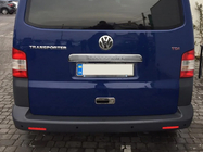 Volkswagen T5 2010–2015 Rekisterikilven yläpuolinen takaluukun koristelista (ruostumaton teräs) Transporter, OmsaLine - italialaista ruostumatonta terasta kuva 5