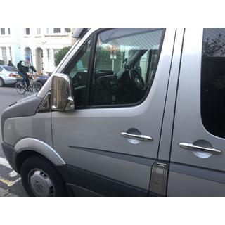 Polttoaineluukun peite (ruostumaton teräs) Mercedes Sprinter W906 2006–2018 kuva 2