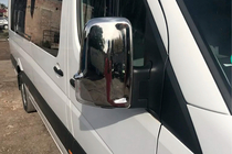 Mercedes Sprinter W906 2006–2018 Kromiset peilinkuoret (2 kpl) Carmos, turkkilainen teräs kuva 8