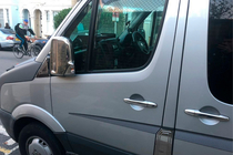 Volkswagen Crafter 2006–2016 Kromiset peilinkuoret (2 kpl) Carmos, turkkilainen teräs kuva 6