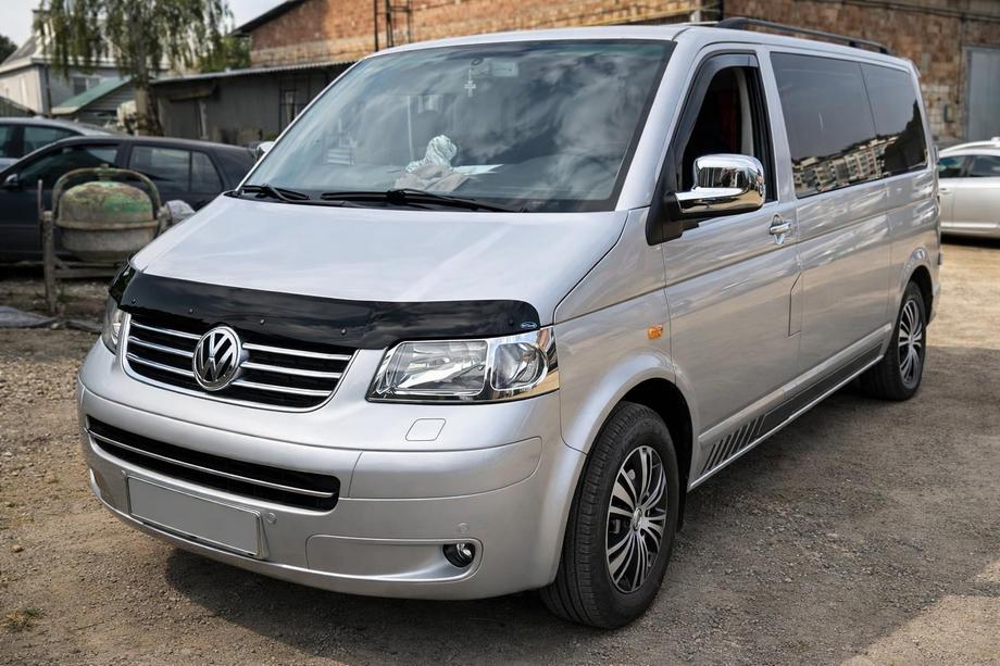 Volkswagen T5 Multivan 2003–2010 Kromiset peilinkuoret (2 kpl) Carmos - Kiillotettu ruostumaton teräs Image