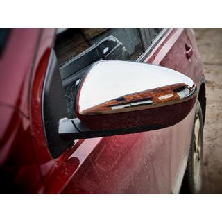 Peilinkuoret (2 kpl, ruostumaton teräs) Nissan Qashqai 2010–2014 kuva 2