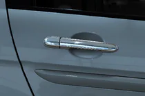 Hyundai Accent 2006–2010 Kromiset ovenkahvan suojakuoret (4 kpl) Carmos - turkkilainen teräs kuva 1